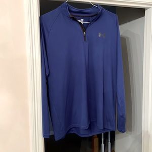 Under Armour, Large, performance material, long sleeve pull over